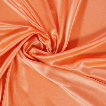 Orange estefania charmeuse satin cr?pe