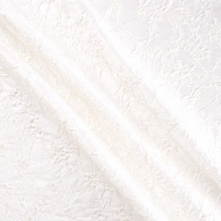 White jacquard flor