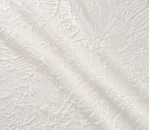 Jacquard hojas blanco