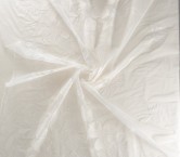 White organza flower on tulle