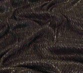 Metallic pleated jersey gold/silver-black ground