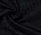 Jacquard geomÉtrico efecto 3d negro