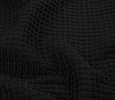 Black 3d effect geometric jacquard