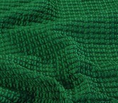 Jacquard geomÉtrico efecto 3d verde