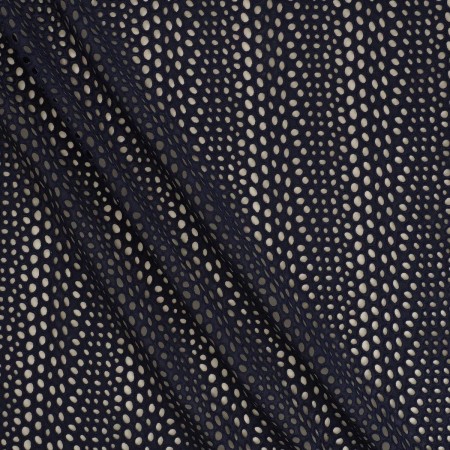 Voile bordado  navy