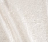 Beige embroidered cotton linen