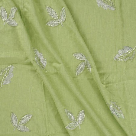 Green fantasy viscose and line