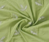 Green fantasy viscose and line