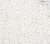 White cotton eyelet