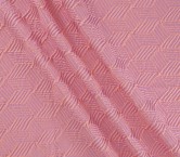 Jacquard cloquÉ geomÉtrico salmon lila