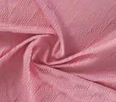 Jacquard cloquÉ geomÉtrico salmon lila