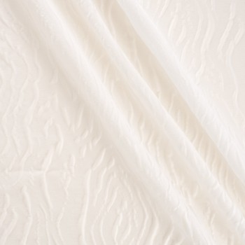 Jacquard relieve blanco