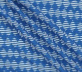 Jacquard geomÉtrico azul