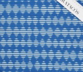 Jacquard geomÉtrico azul