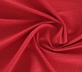 Jacquard geomÉtrico rojo