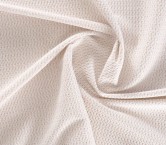 Jacquard geomÉtrico blanco