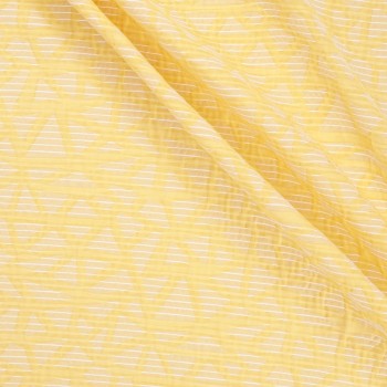 Jacquard geomÉtrico amarillo