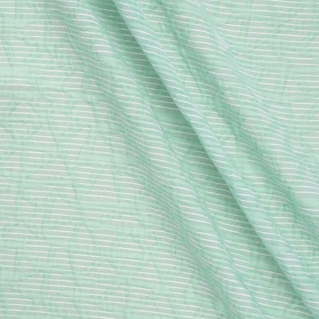 Jacquard geomÉtrico verde agua