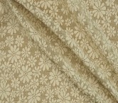 Jacquard floral blanco