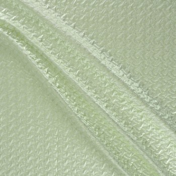 Jacquard acolchado lamÉ verde