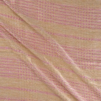 Jacquard rÚstico rosa