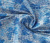 Jacquard lamÉ azul