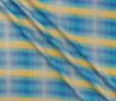 Blue yellow stripes jacquard