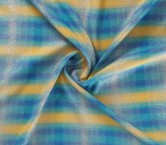 Blue yellow stripes jacquard