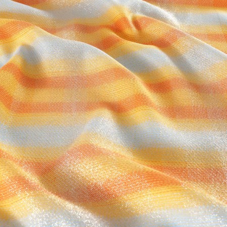 Jacquard rayas naranja amarillo