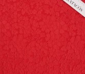 Jacquard cloquÉ floral rojo