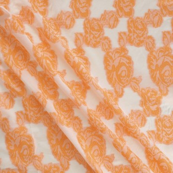 Jacquard fil coupÉ naranja