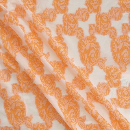 Jacquard fil coupÉ naranja