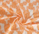 Jacquard fil coupÉ naranja