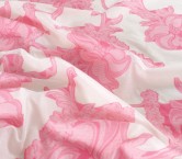 Jacquard fil coupÉ fuxia