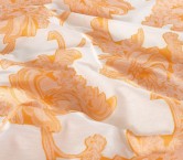 Jacquard fil coupÉ naranja