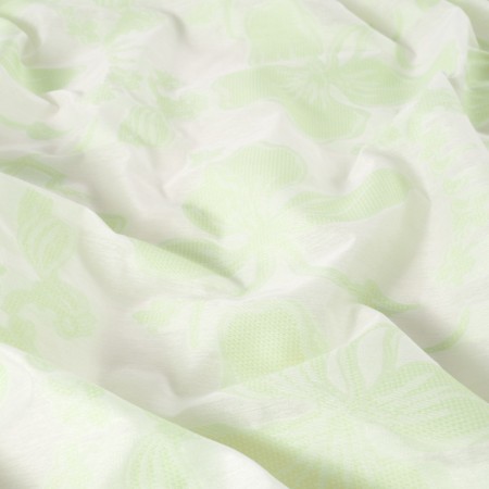 Jacquard fil coupe verde