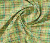 Tweed multicolor verde acido