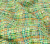 Tweed multicolor verde acido