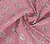 Jacquard floral lamÉ rosa