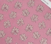 Jacquard floral lamÉ rosa