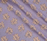 Jacquard floral lamÉ lila