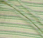 Jacquard seersucker marfil