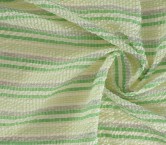 Jacquard seersucker verde