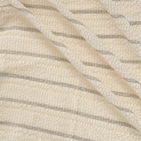 Ivory jacquard seersucker