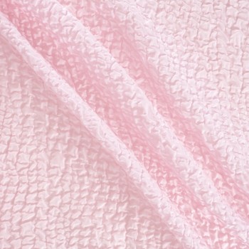 Jacquard cloquÉ rosa