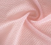 Jacquard geomÉtrico lamÉ rosa