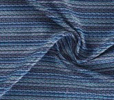 Blue jacquard multicolor