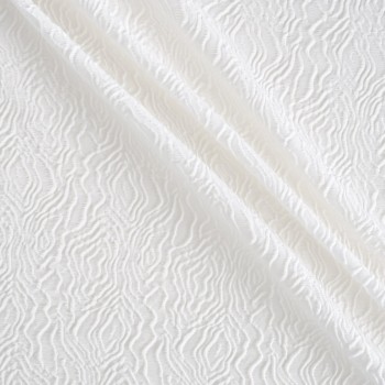 Jacquard relieve blanco