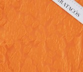 Jacquard relieve floral naranja