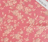 Jacquard floral rosa